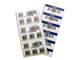 Variable Data Printed Bar Code Labels